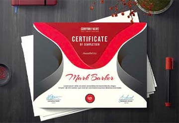 Free &amp; Premium Google Docs Certificate Template Designs (2021)